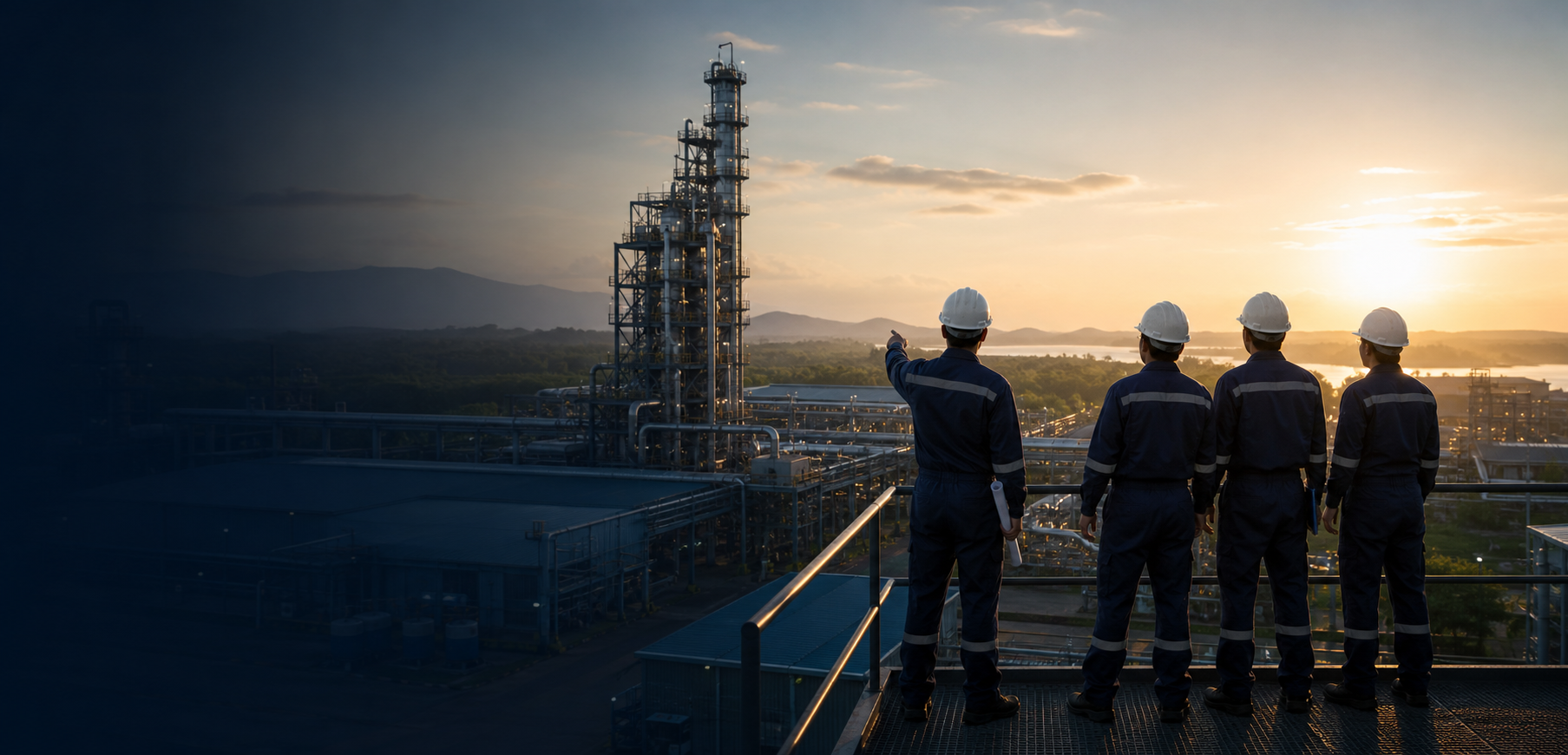 Profesional industri di area operasional PT KNE